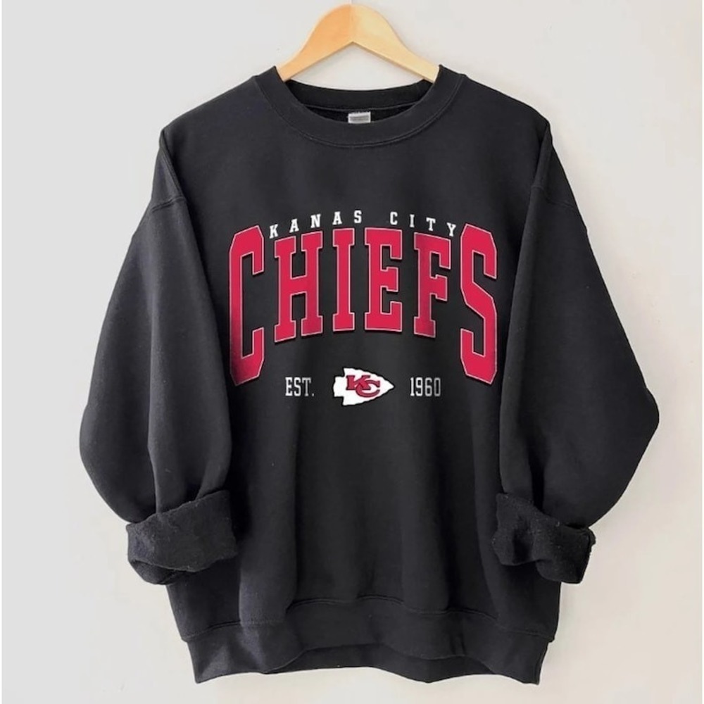 Vintage Kansas City Football Sweatshirt Football NFL Sweatshirts